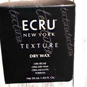 *Final Price* Ecru Dry Wax Texture New York 50 ml 1.69 fl oz full size NIB NEW